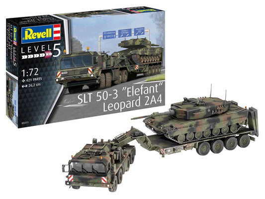 Revell 03311 1:72 SLT 50-3 "Elefant" & Leopard 2A4