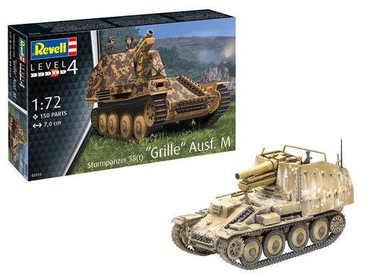 Revell 03315 1:72 Sturmpanzer 38(t) "Grille Ausf.M