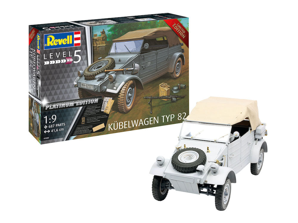 Revell 03500 1:9 Platinum Edition Kubelwagen Typ 82 Limited Edition