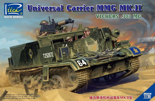 Riich Models RV35016 1:35 Universal Carrier MMG Mk.II (.303 Vickers MMG Carrier)