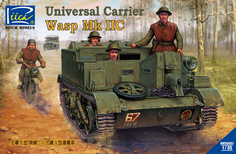 Riich Models RV35037 1:35 Canadian Universal Carrier Wasp Mk.IIC