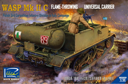 Riich Models RV35039 1:35 Polish Army Universal Carrier Wasp Mk.IIC