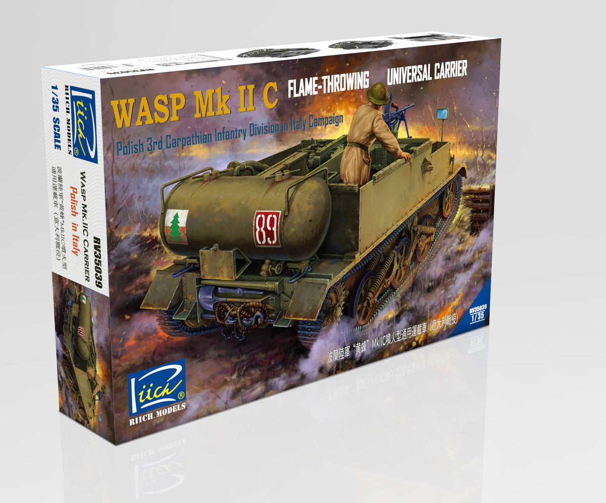 Riich Models RV35039 1:35 Polish Army Universal Carrier Wasp Mk.IIC
