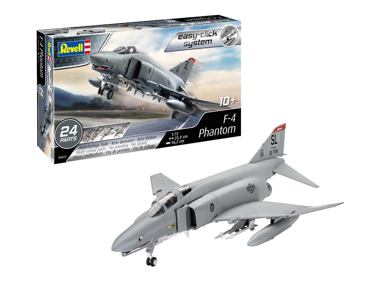 Revell 03651 1:72 McDonnell F-4E Phantom II (Easy-Click System)