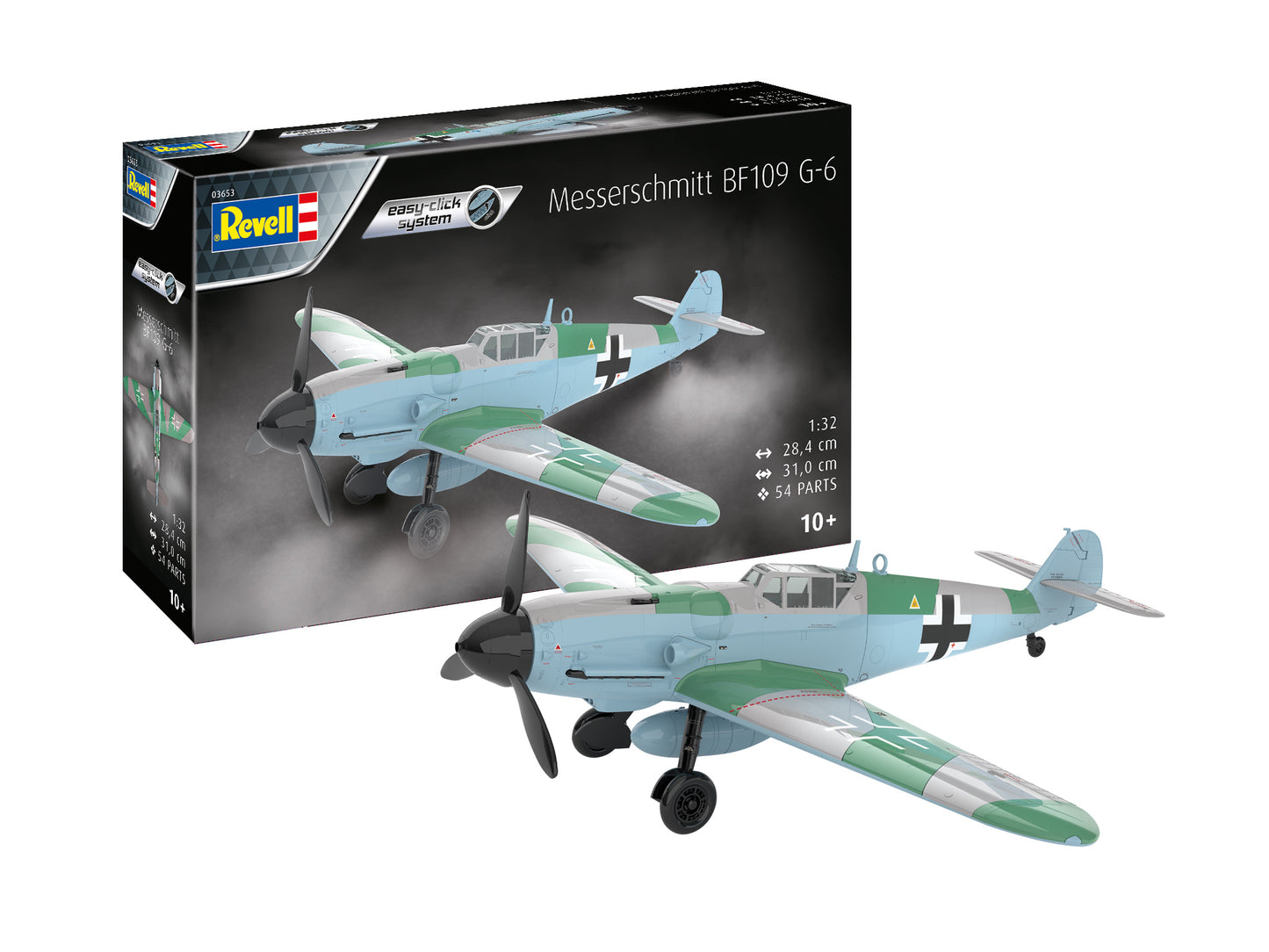 Revell 03653 1:32 Messerschmitt Bf-109G-6 (Easy Click)