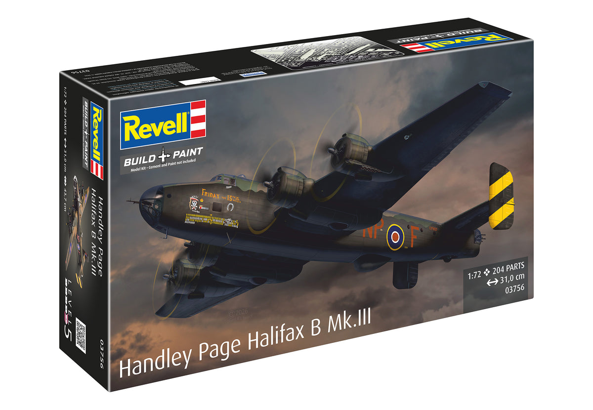 Revell 03756 1:72 Handley Page Halifax B.MkIII