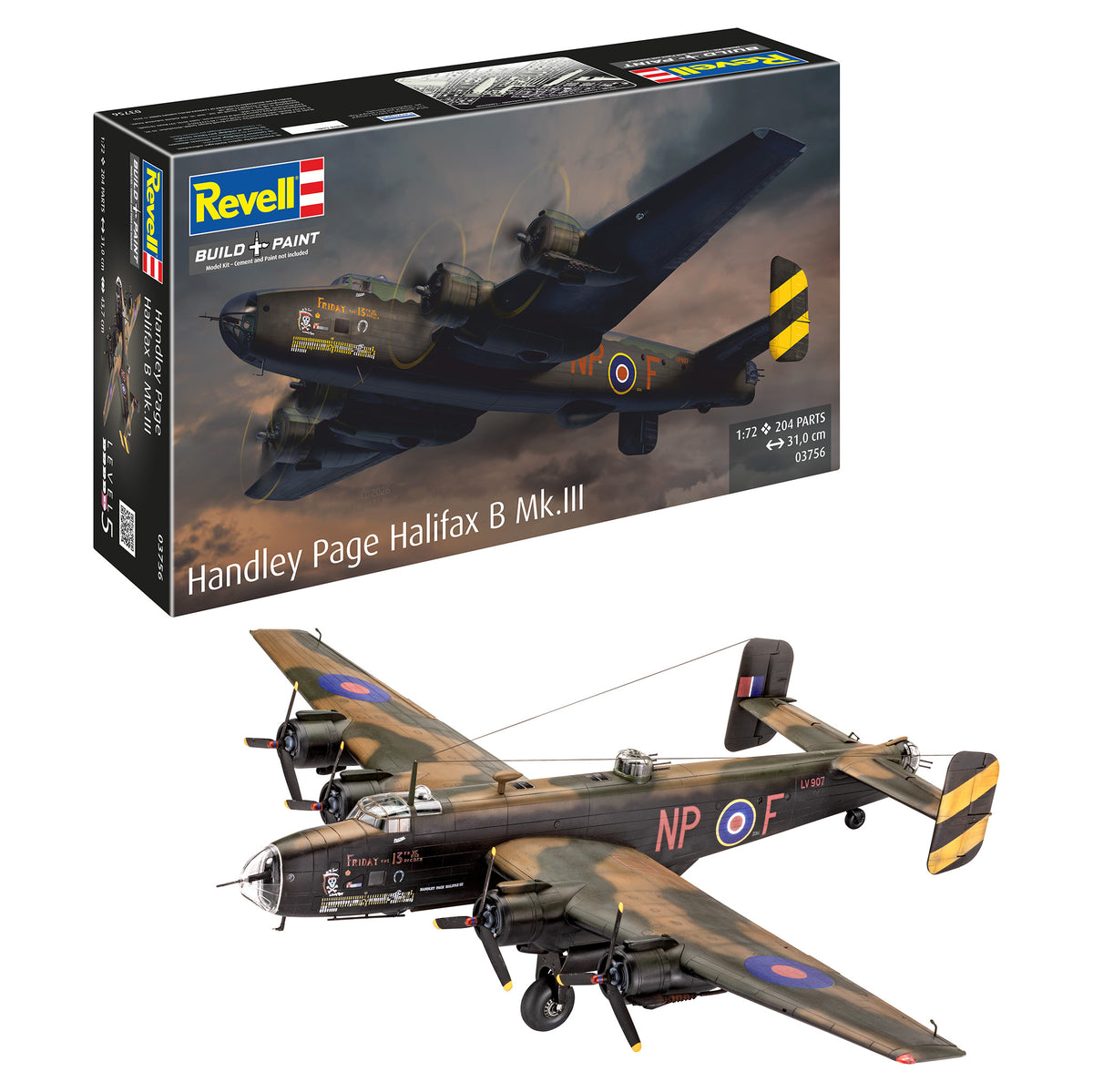 Revell 03756 1:72 Handley Page Halifax B.MkIII