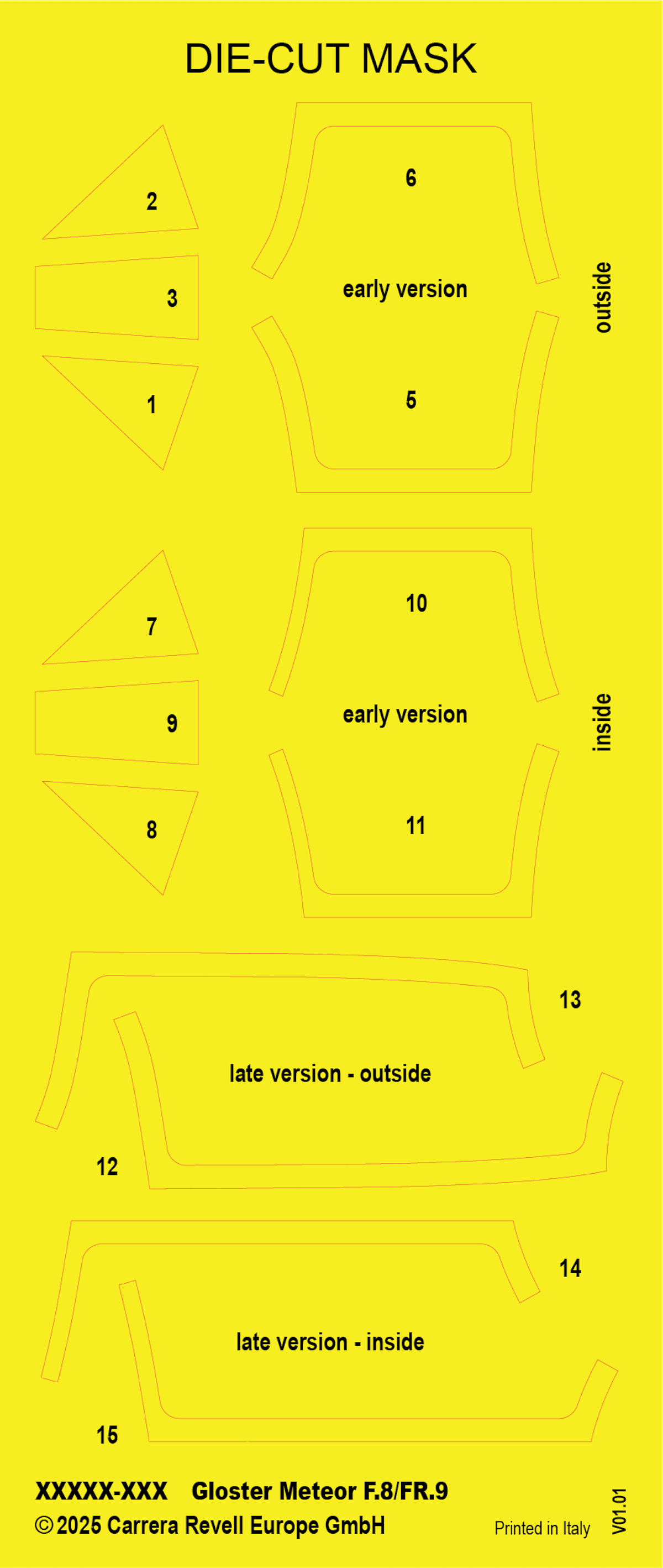 Revell 03779 1:32 Gloster Meteor F.8/FR.9 “First Edition” boxing