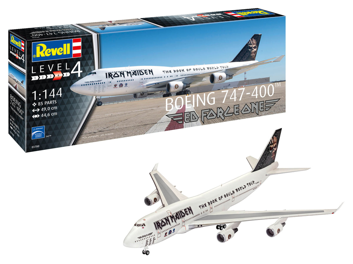Revell 03780 1:144 Boeing 747-400 Iron Maiden 'Ed Force One'