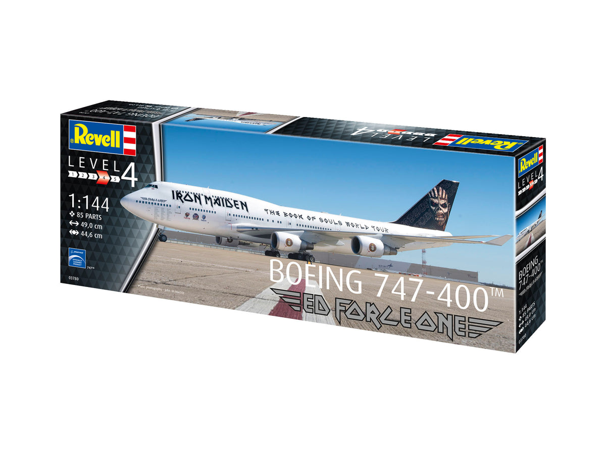 Revell 03780 1:144 Boeing 747-400 Iron Maiden 'Ed Force One'