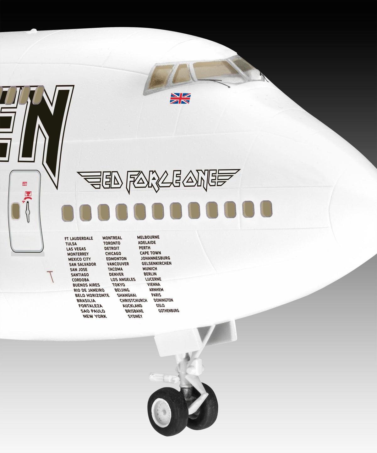 Revell 03780 1:144 Boeing 747-400 Iron Maiden 'Ed Force One'