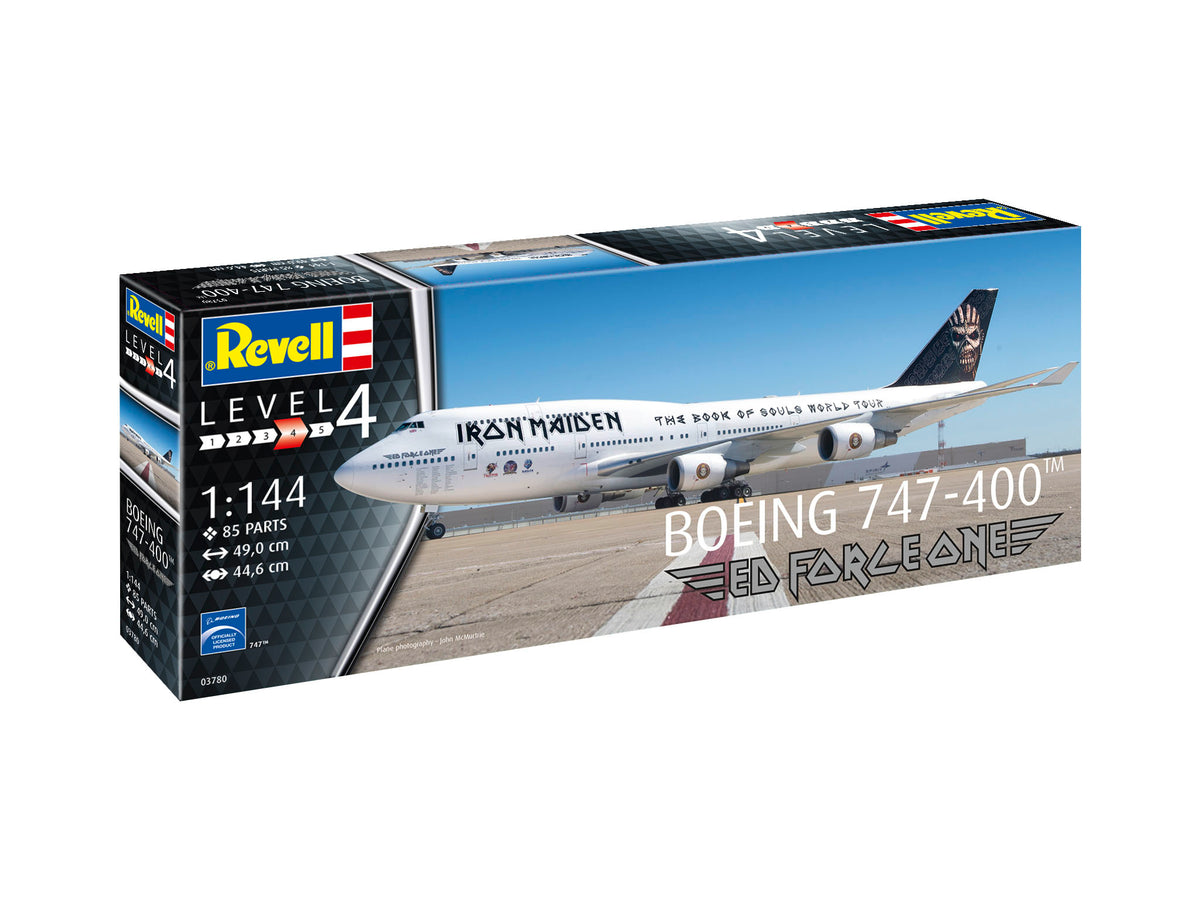 Revell 03780 1:144 Boeing 747-400 Iron Maiden 'Ed Force One'