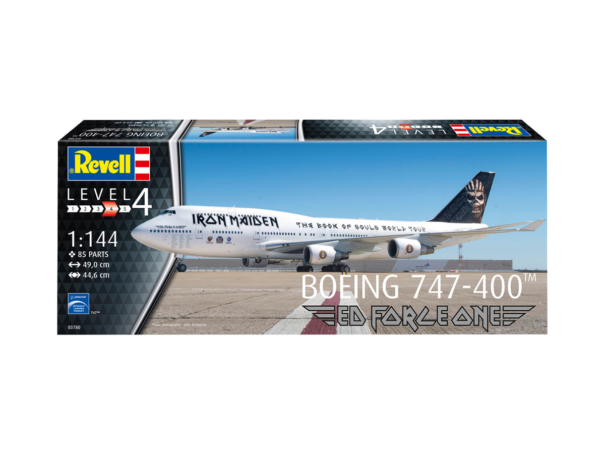 Revell 03780 1:144 Boeing 747-400 Iron Maiden 'Ed Force One'