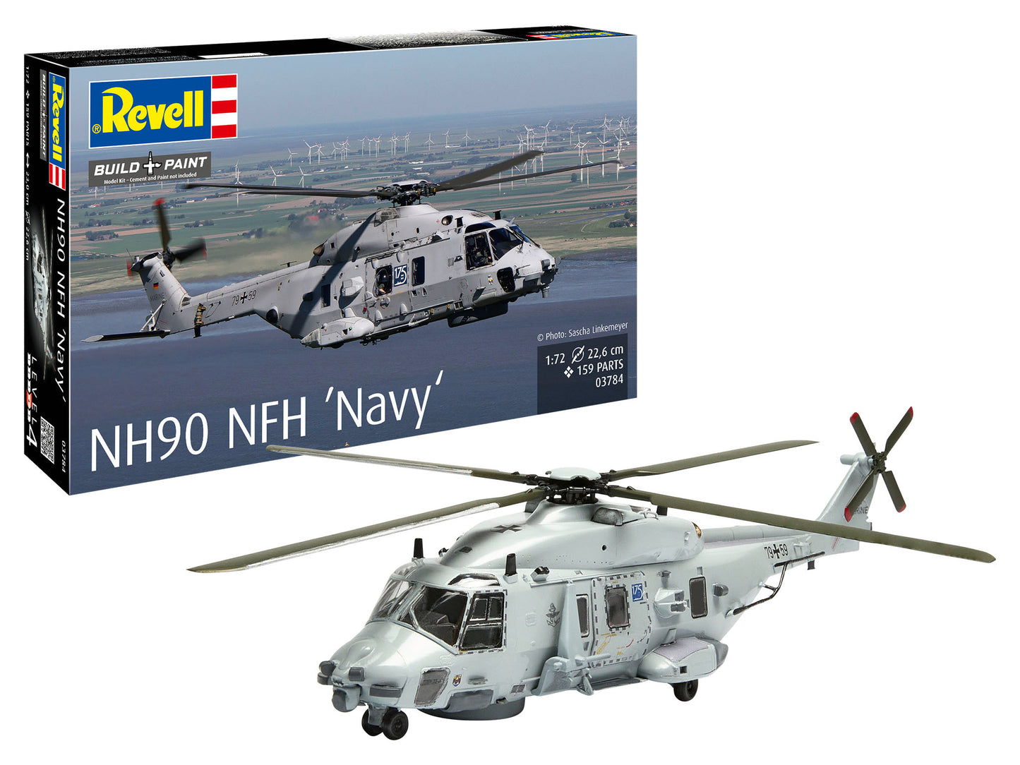 Revell 03784 1:72 NH Industries NH90 NFH Navy