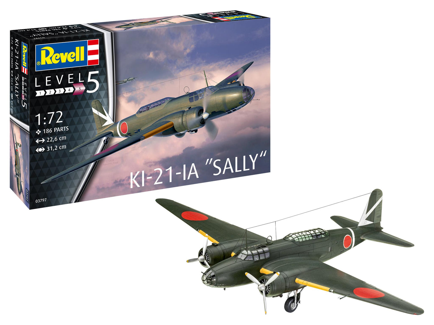 Revell 03797 1:72 Mitsubishi Ki-21-la 'Sally'