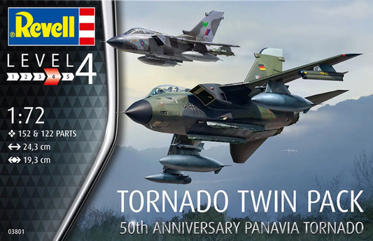 Revell 03801 1:72 Panavia Tornado 50th Anniversary Twin pack