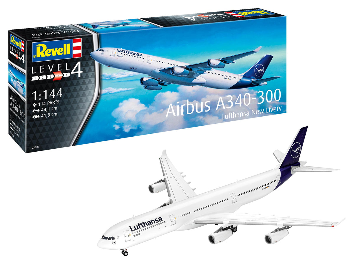 Revell 03803 1:144 Airbus A340-300 'Lufthansa' New Livery