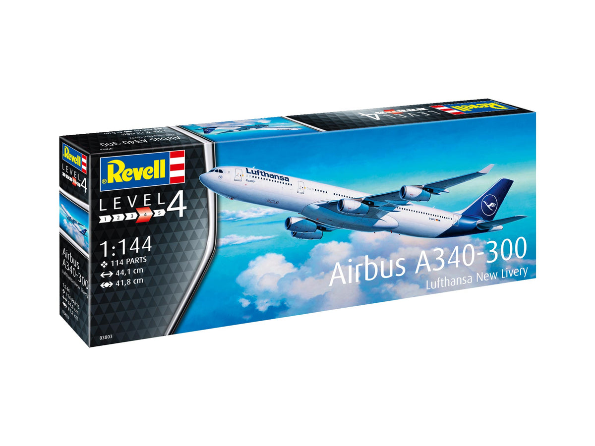 Revell 03803 1:144 Airbus A340-300 'Lufthansa' New Livery