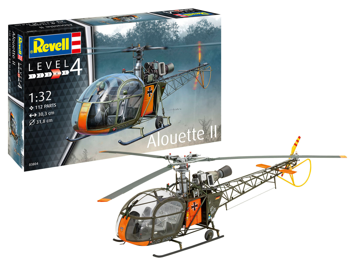 Revell 03804 1:32 Alouette II