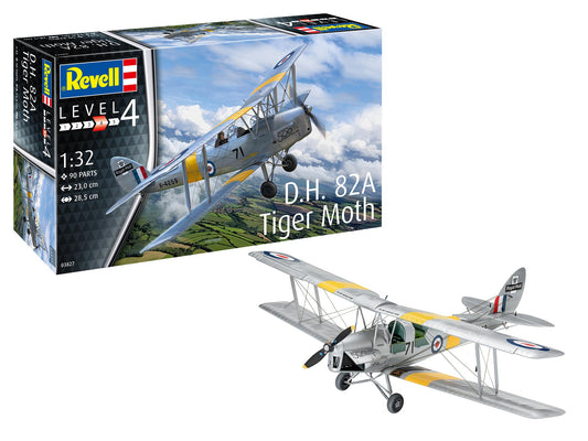 Revell 03827 1:32 De Havilland DH. 82A Tiger Moth (ex-ICM)