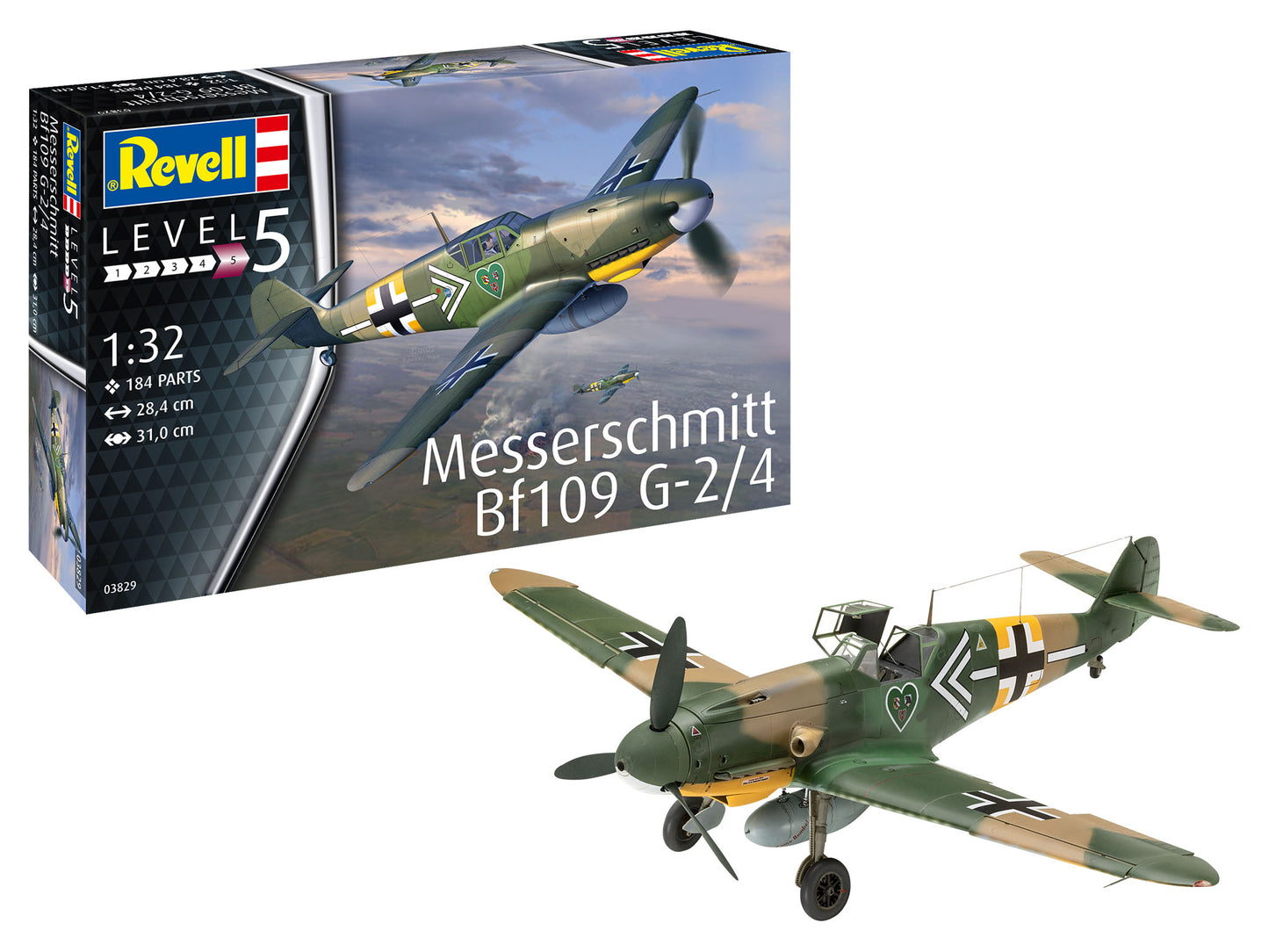 Revell 03829 1:32 Messerschmitt Bf-109G-2/4