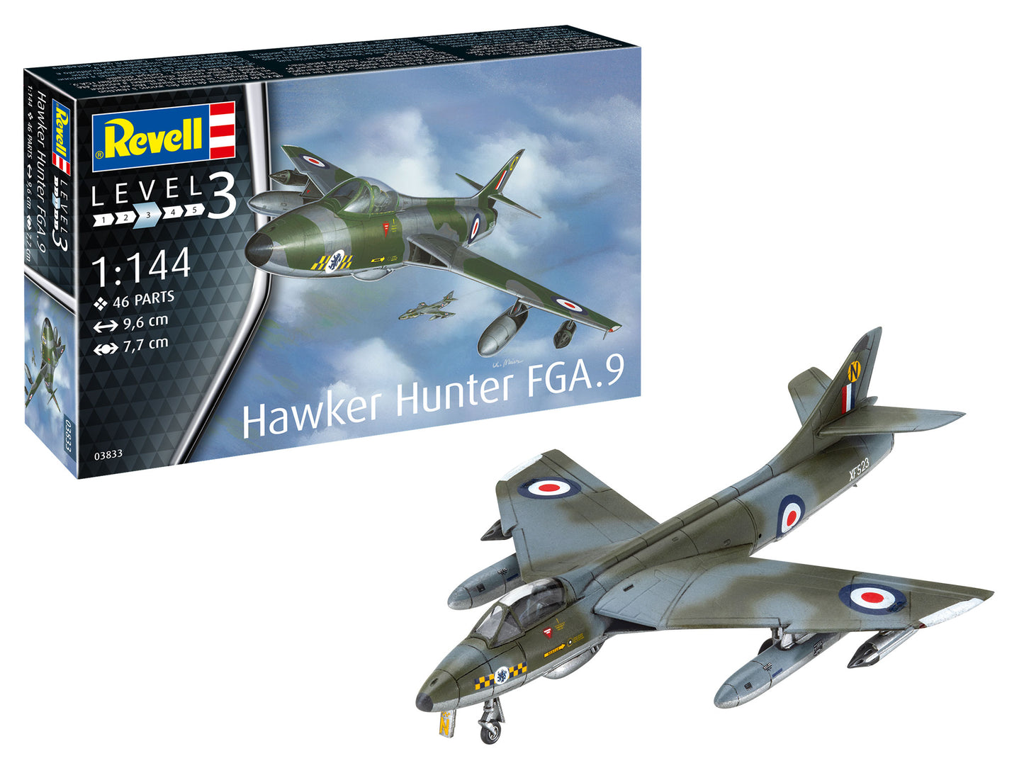 Revell 03833 1:144 Hawker Hunter FGA.9