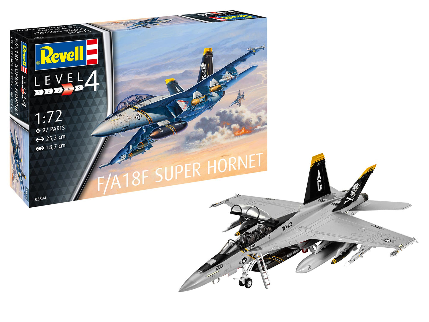 Revell 03834 1:72 McDonnell-Douglas F/A-18F Super Hornet