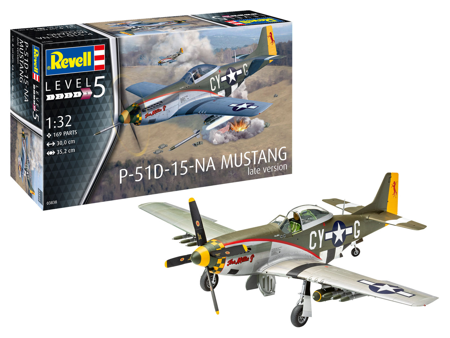 Revell 03838 1:32 North-American P-51D-15-NA Mustang Late Version