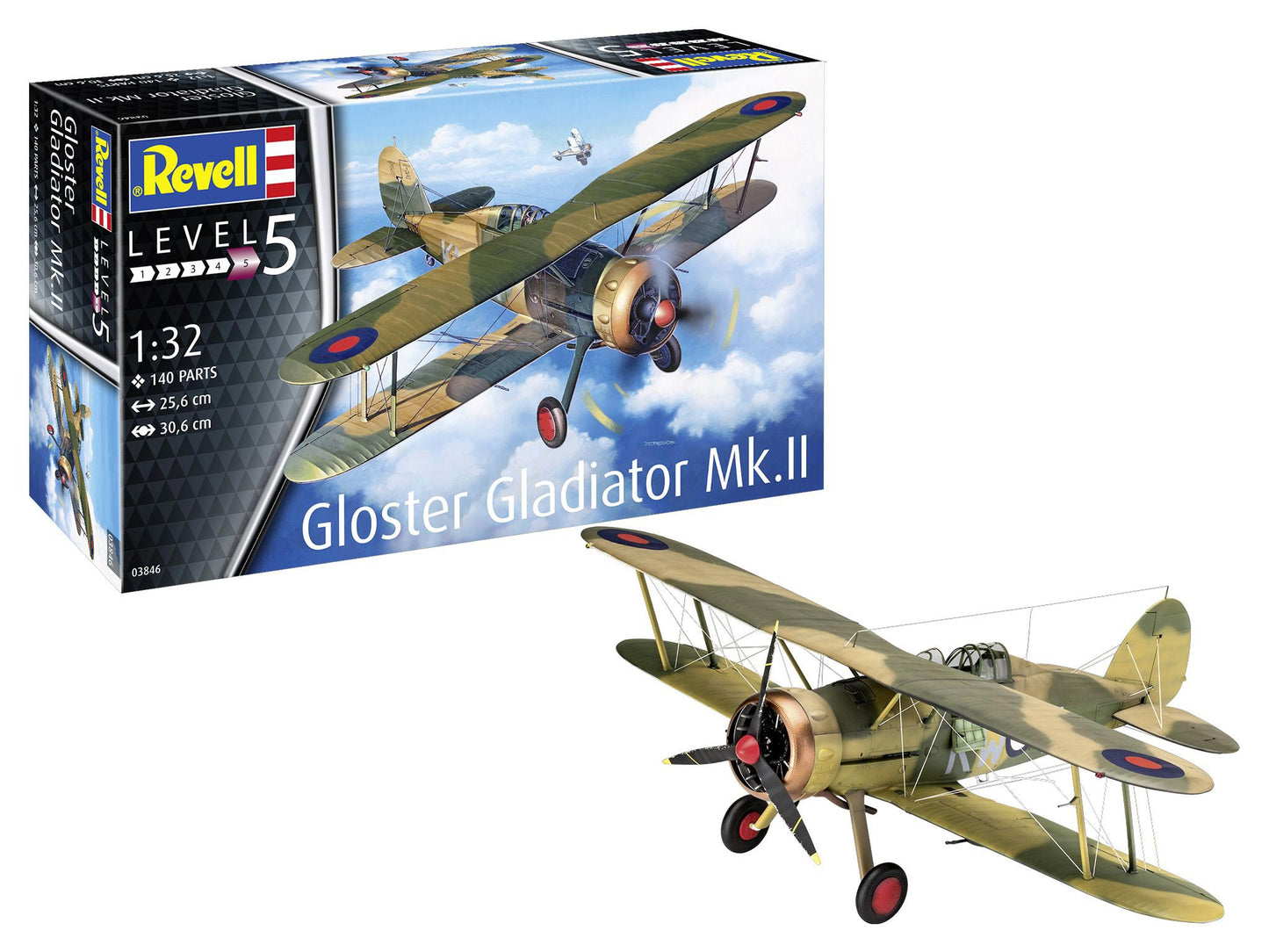 Revell 03846 1:32 Gloster Gladiator Mk.II (ex ICM)