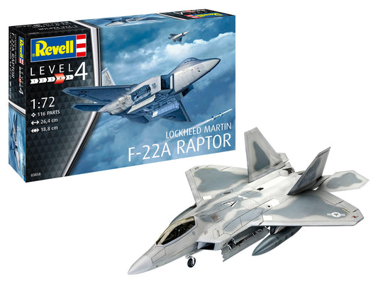 Revell 03858 1:72 Lockheed-Martin F-22A Raptor