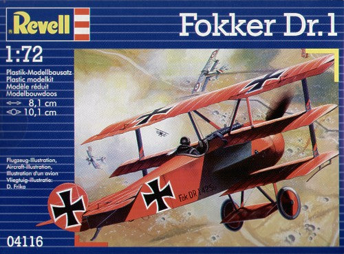 Revell 04116 1:72 Fokker Dr.I Triplane