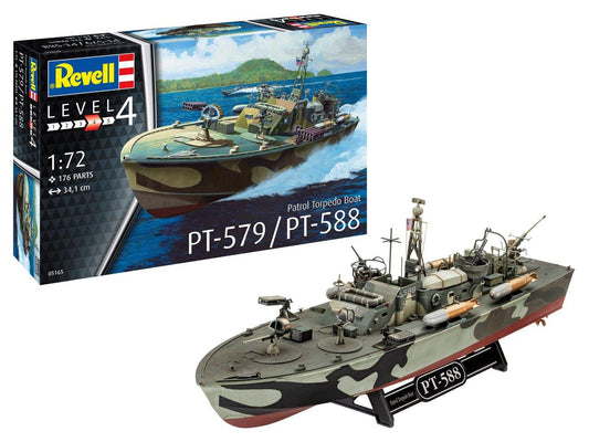 Revell 05165 1:72 PT-579/PT-588 Patrol Torpedo Boat (Late)