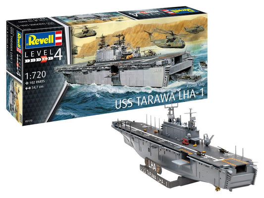 Revell 05170 1:720 USS Tarawa LHA-1 Assault Carrier