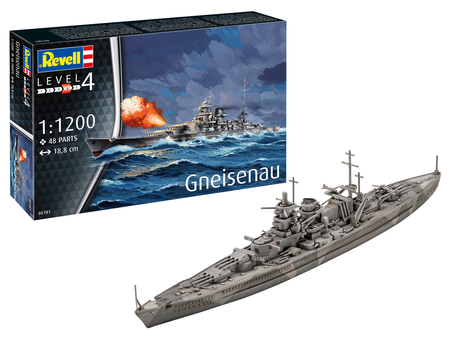 Revell 05181 1:1200 Battleship Gneisenau