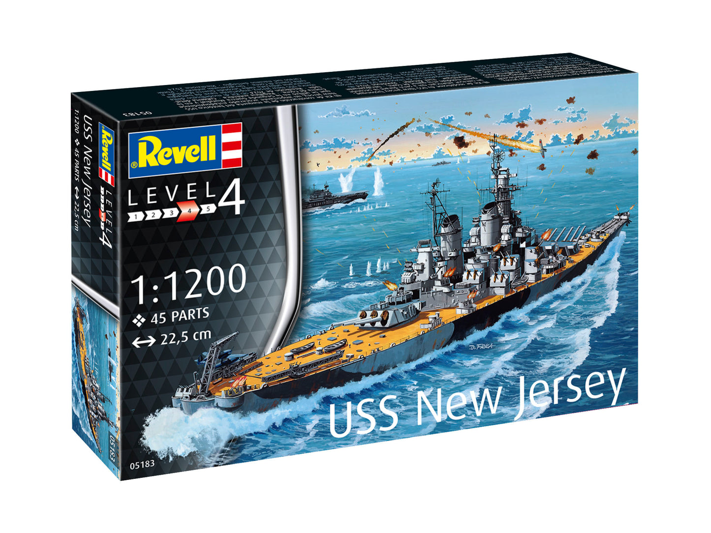 Revell 05183 1:1200 Battleship USS New Jersey