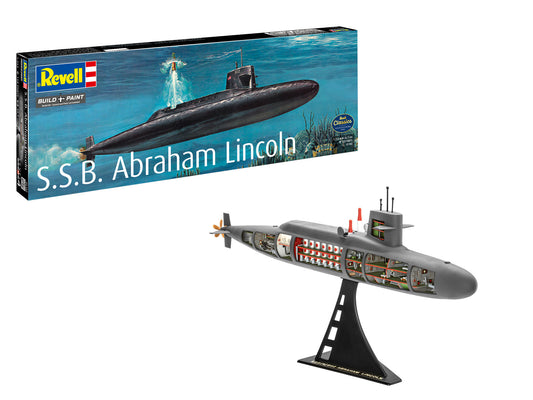 Revell 05185 1:253 SSB Abraham Lincoln with Interior