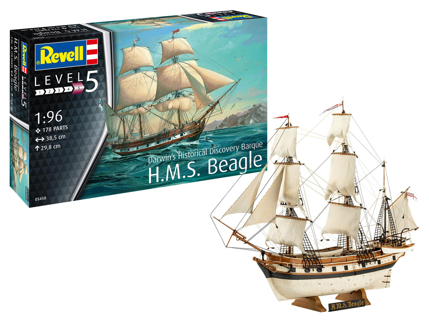 Revell 05458 1:96 H.M.S. Beagle