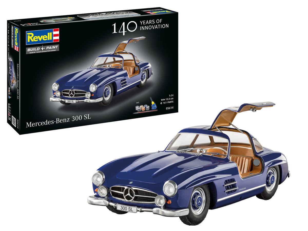 Revell 05614 1:24 Mercedes Benz 300SL 100 Years of Mercedes Benz Gift Set
