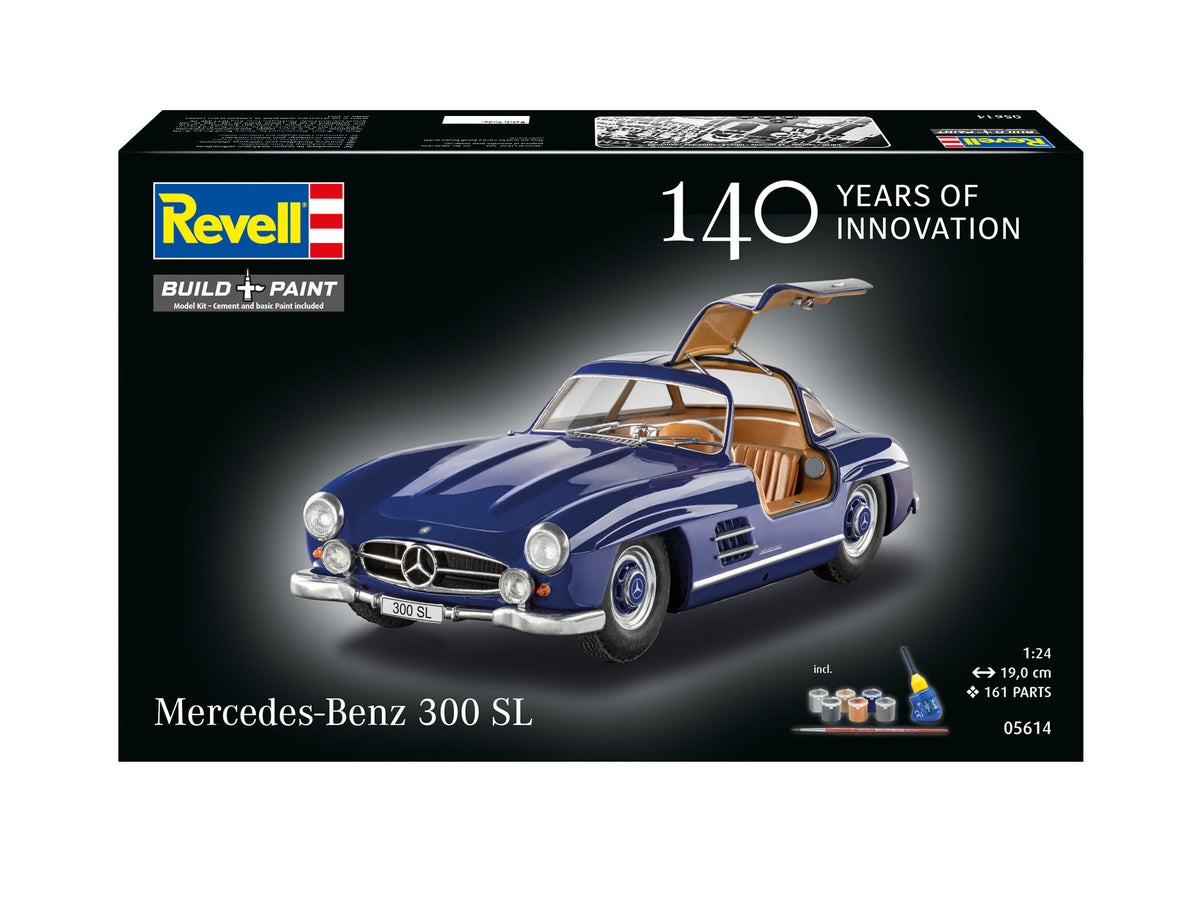 Revell 05614 1:24 Mercedes Benz 300SL 100 Years of Mercedes Benz Gift Set