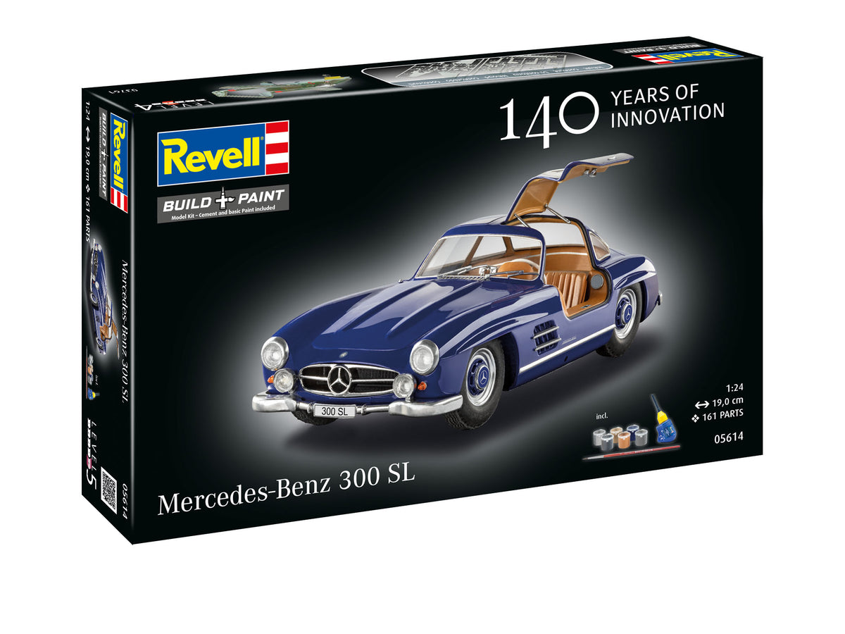 Revell 05614 1:24 Mercedes Benz 300SL 100 Years of Mercedes Benz Gift Set