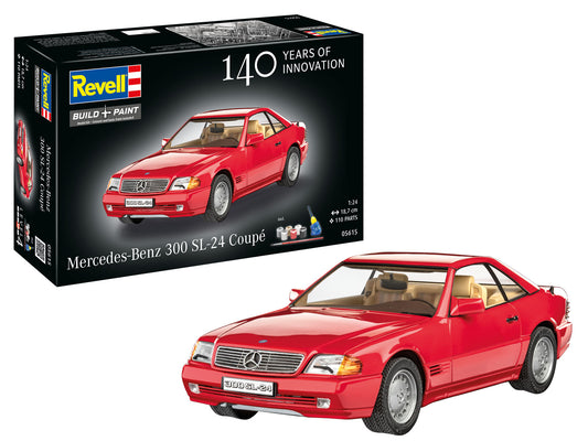 Revell 05615 1:24 Mercedes Benz 300 SL-24 Coupe 100 Years of Mercedes Benz Gift Set