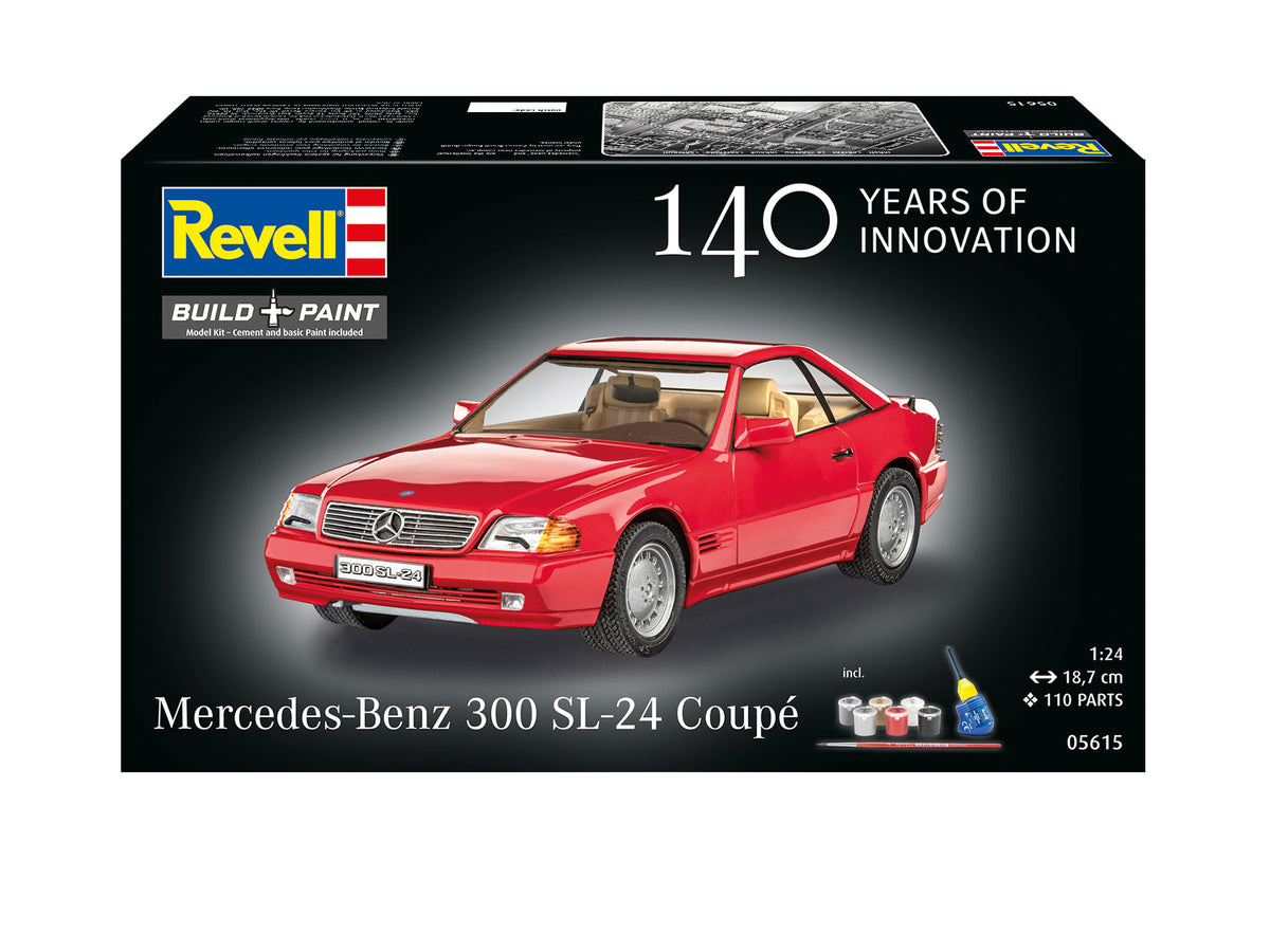 Revell 05615 1:24 Mercedes Benz 300 SL-24 Coupe 100 Years of Mercedes Benz Gift Set