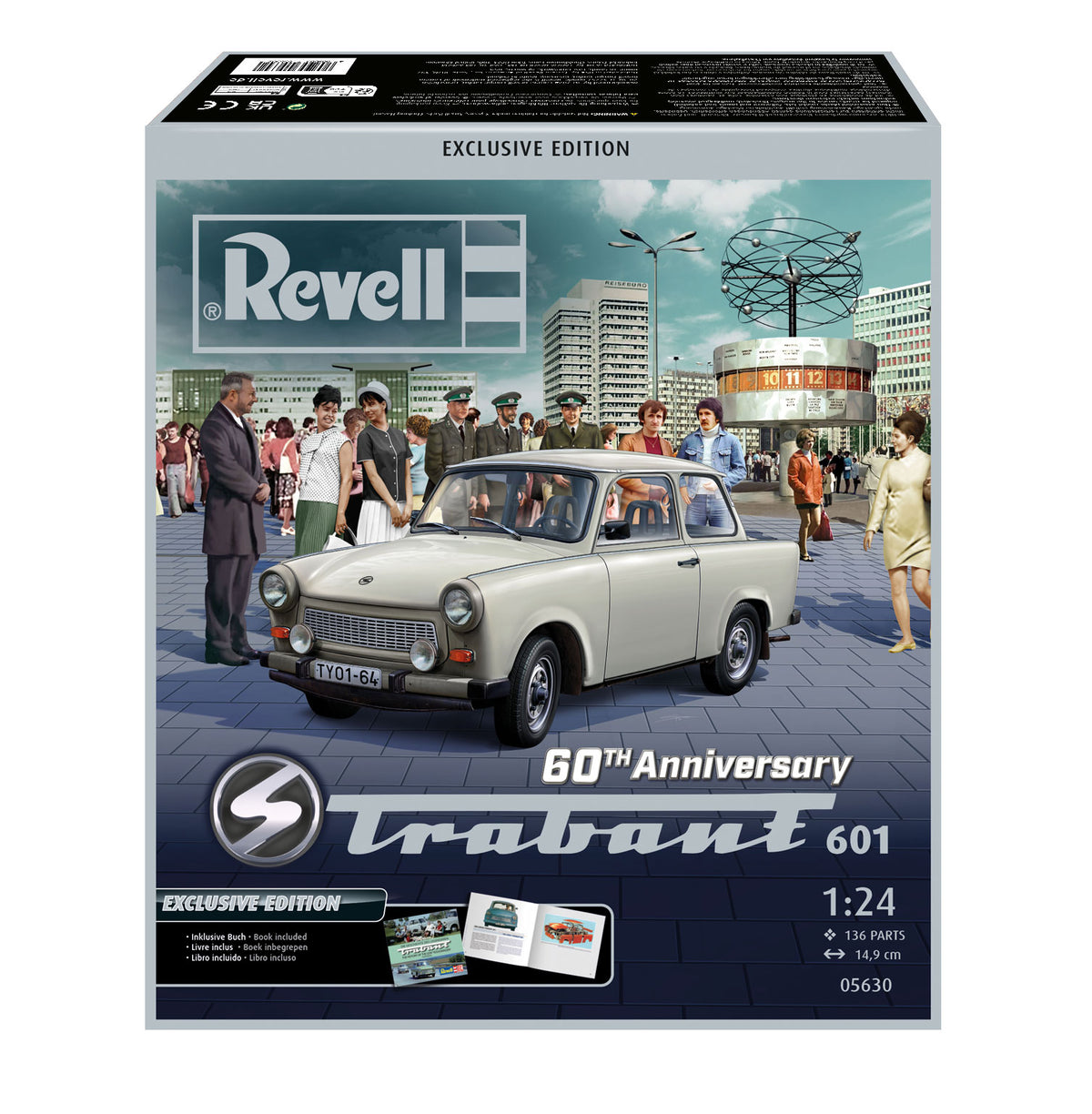 Revell 05630 1:24 Trabant 601 60th Anniversary 'Exclusive Edition'