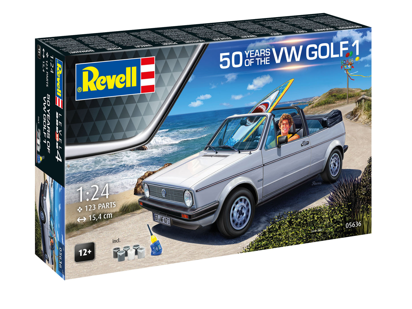 Revell 05636 1:24 Gift Set -50 Years of the VW Golf