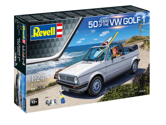 Revell 05636 1:24 Gift Set -50 Years of the VW Golf