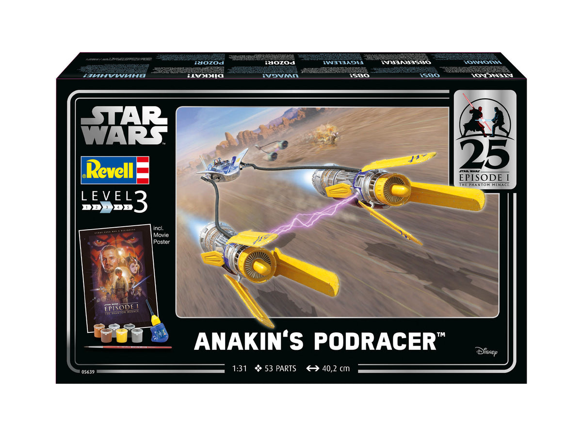 Revell 05639 1:120 Gift Set Anakin's Podracer: EP1 25th Anniversary