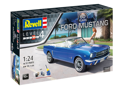 Revell 05647 1:24 Gift Set Ford Mustang 60th Anniversary Set