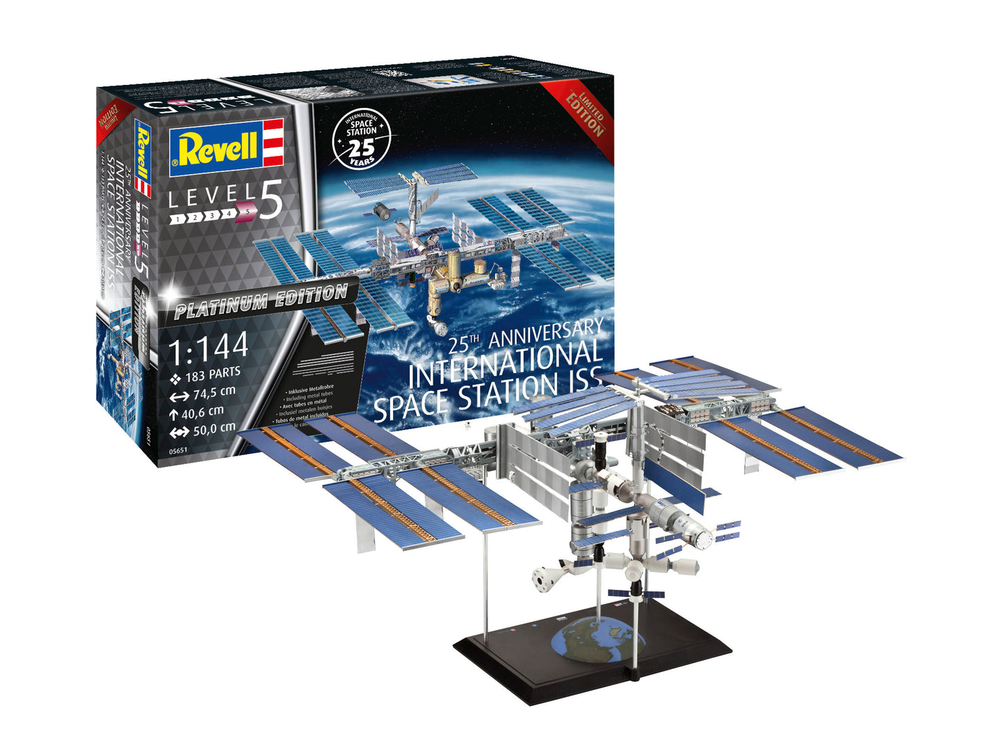 Revell 05651 1:144 Gift Set 'ISS 25th Anniversary' Platinum Edition