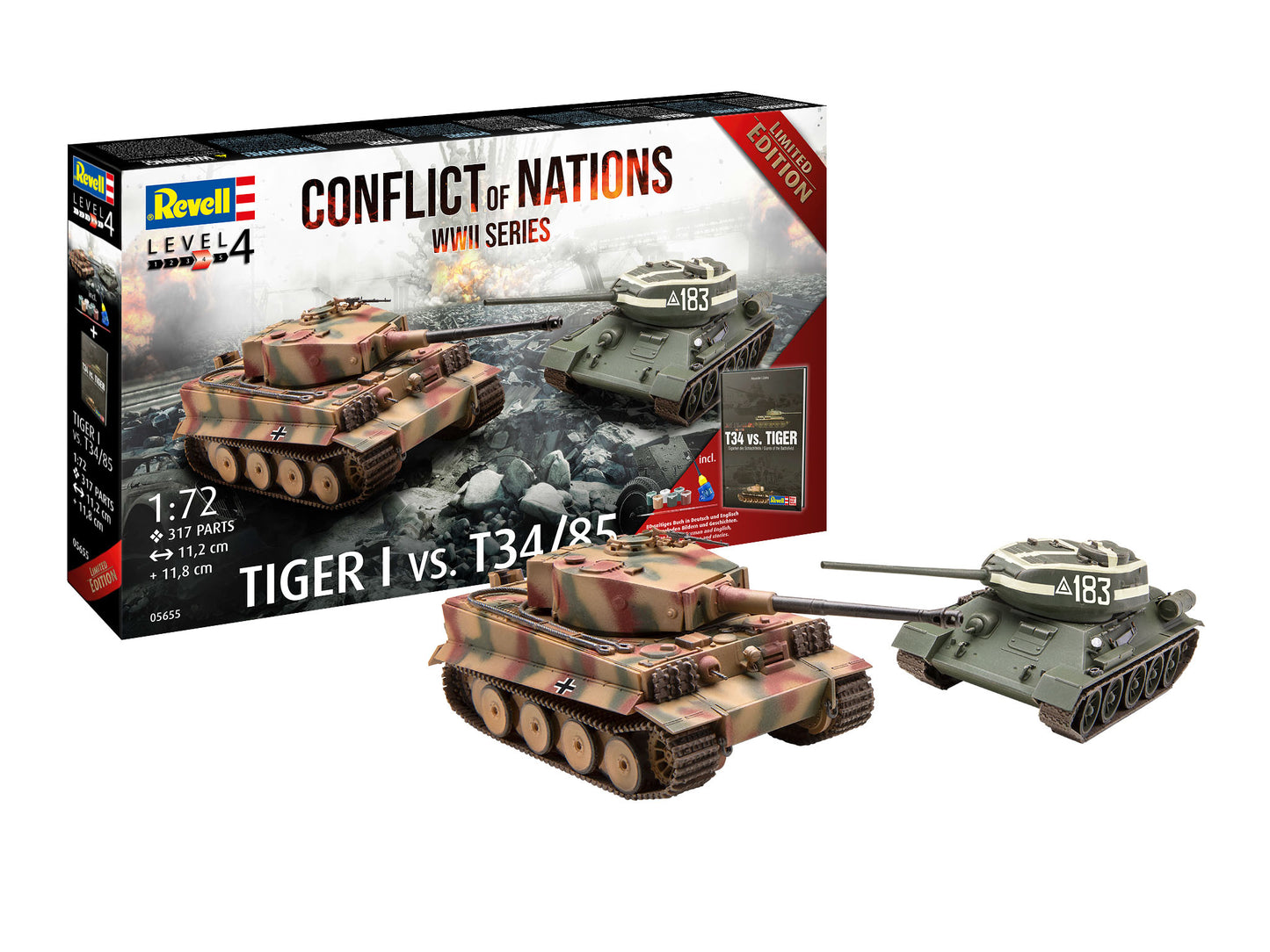 Revell 05655 1:72 Gift Set 'Conflict of Nations' - Exclusive Edition