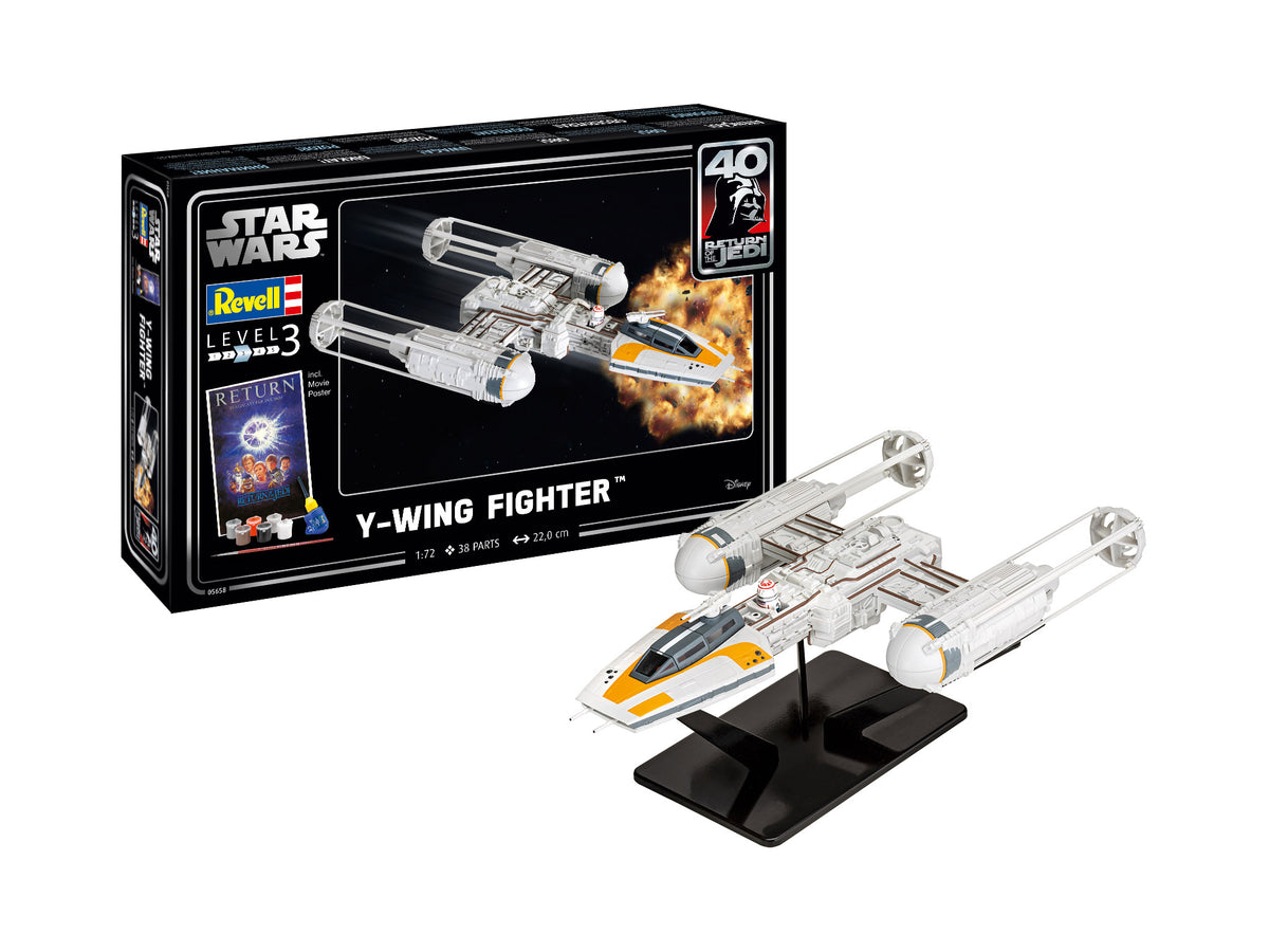 Revell 05658 1:72 Gift Set 'Y-Wing Fighter' 40th anniversary Return Of the Jedi
